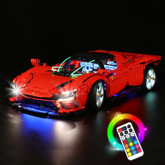 LED-beleuchtungsset für LEGO® Technic Ferrari Daytona SP3 42143
