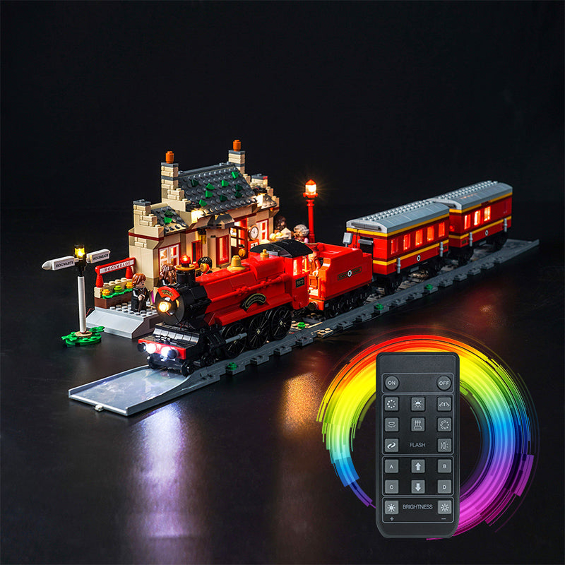 LED-Beleuchtungsset für LEGO® Harry Potter™ Hogwarts Express™ & Bahnhof Hogsmeade™ 76423 Fernbedienungs-Version
