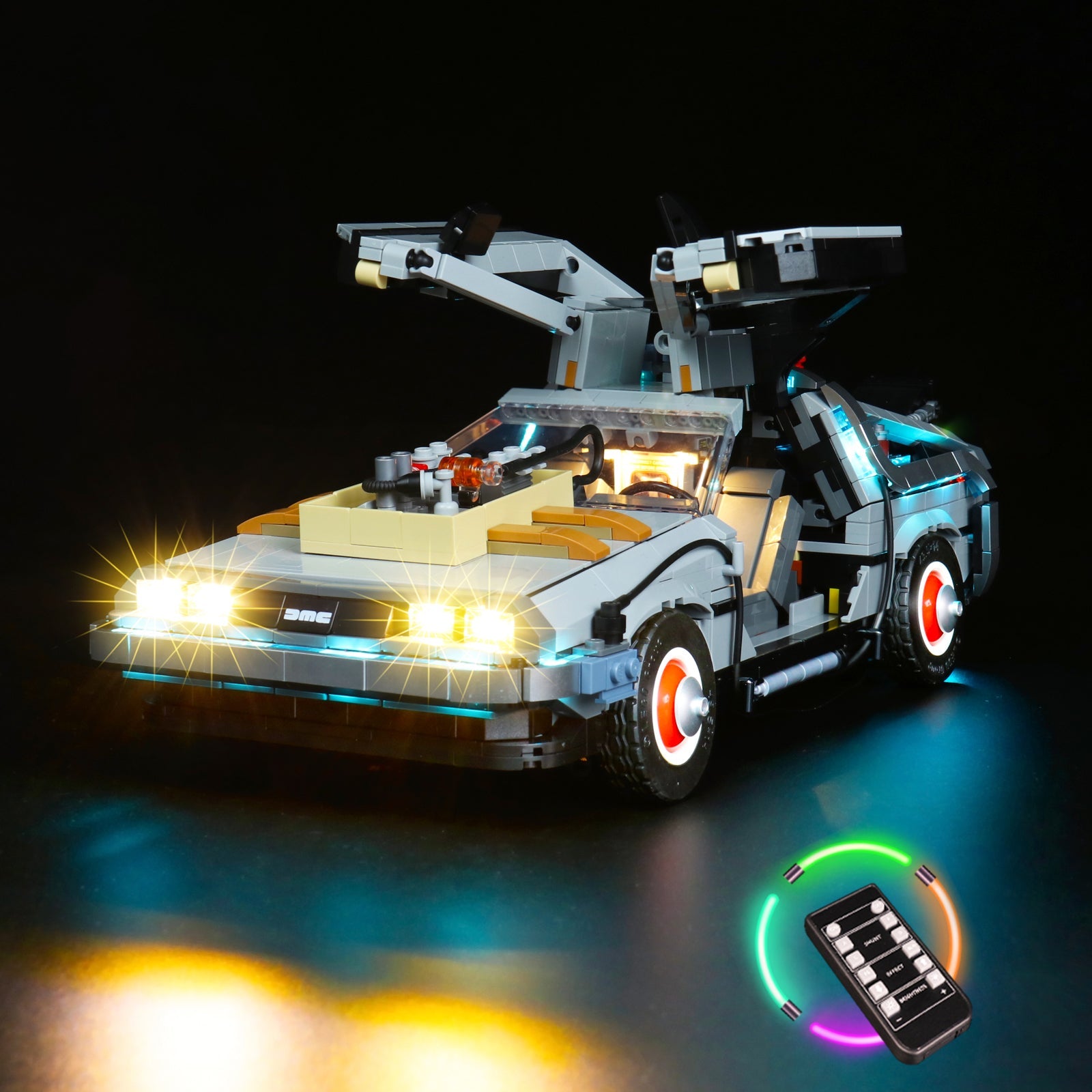 LED-beleuchtungsset für LEGO® Icons Back to the Future Time Machine 10300
