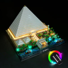 LED-beleuchtungsset für LEGO® The Great Pyramid of Giza 21058