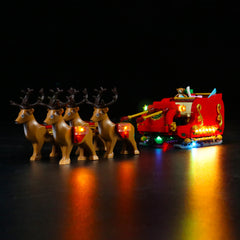 LED-beleuchtungsset für LEGO® Santa's Sleigh 40499