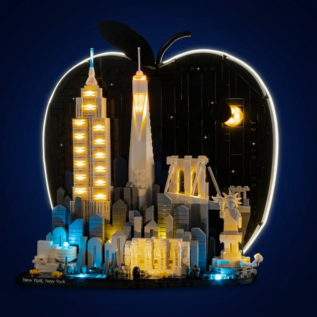 Set di illuminazione LED per LEGO® New York City – The Big Apple 21066