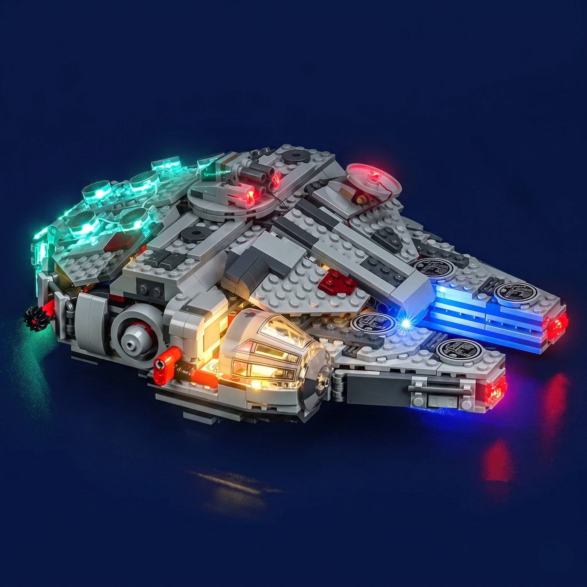 LED-Beleuchtungsset für LEGO® Star Wars SMART Play™ Millennium Falcon™ – 75426 Fernbedienungs-Version