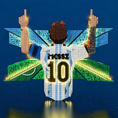 LED-Beleuchtungsset für LEGO®-kompatibles Lionel Messi „Celebration“ MOC 43018 (Elite Edition)