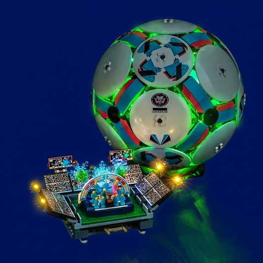 LED-Beleuchtungsset für den LEGO® Editions Soccer Ball – 43019 Fernbedienungs-Version