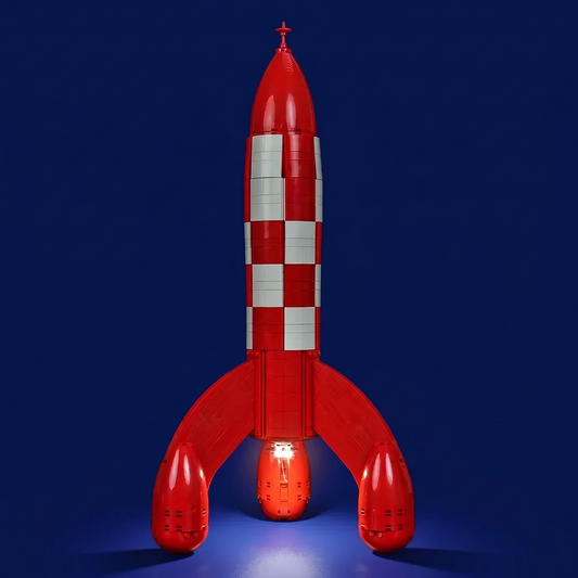 LED-Beleuchtungsset für die LEGO® Ideas Tintin® Mondrakete – 21367 Fernbedienungs-Version