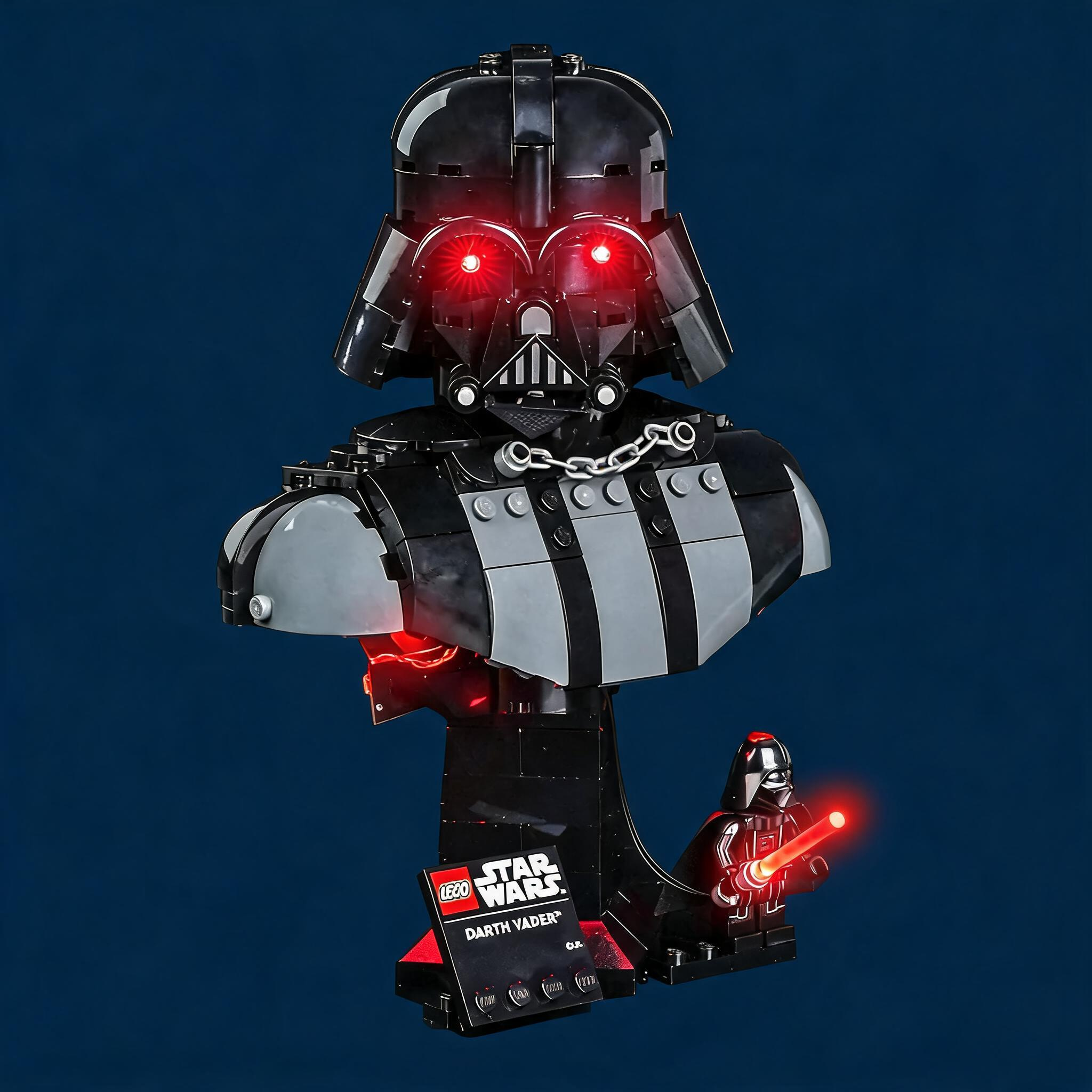 LED-belysningssæt til LEGO® Star Wars™ Darth Vader™ – 75439 (varmlys-version)