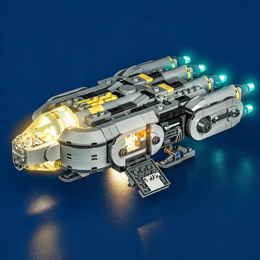 LED-belysningssæt til LEGO® Star Wars Anzellan Starship 75445 (Elite Edition)