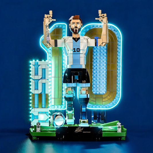 Kit de Iluminación LED para LEGO® Editions Lionel Messi – Leyenda del Fútbol 43015 (GOAT Edition)
