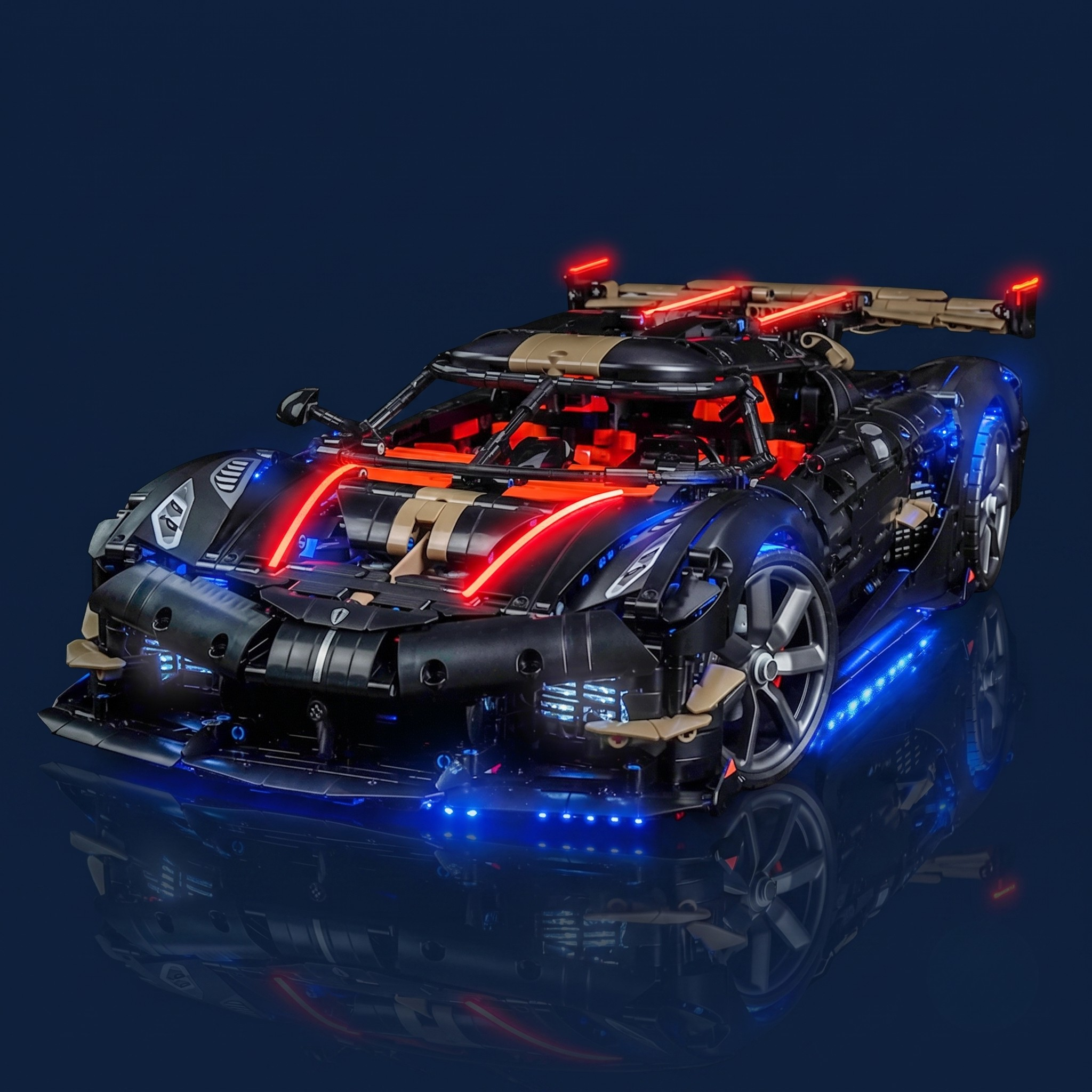 LED-Beleuchtungsset für LEGO® Technic Koenigsegg Sadair's Spear Megacar 42232