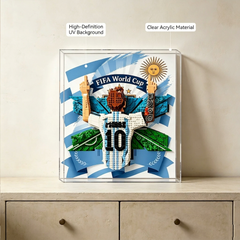 Vitrina de Acrílico para Lego 43018 "Celebration Moments", Marco de Pared para Lego 43018