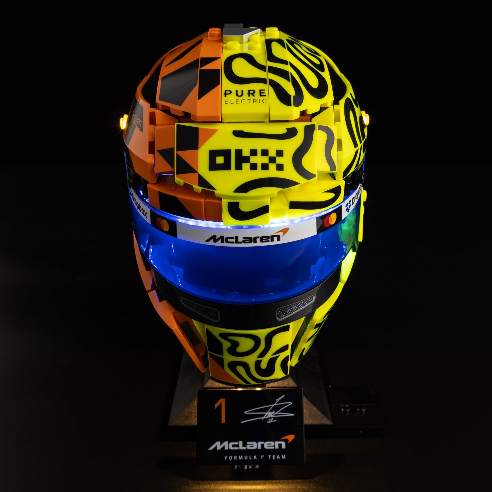 LED-Beleuchtungsset für LEGO® McLaren Mastercard F1® Team Lando Norris Helmet 43023