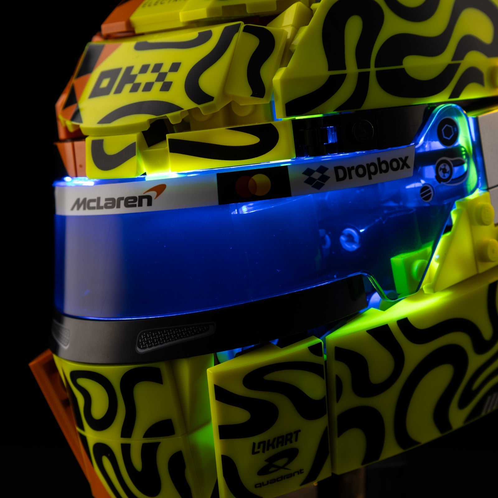 LED-Beleuchtungsset für LEGO® McLaren Mastercard F1® Team Lando Norris Helmet 43023