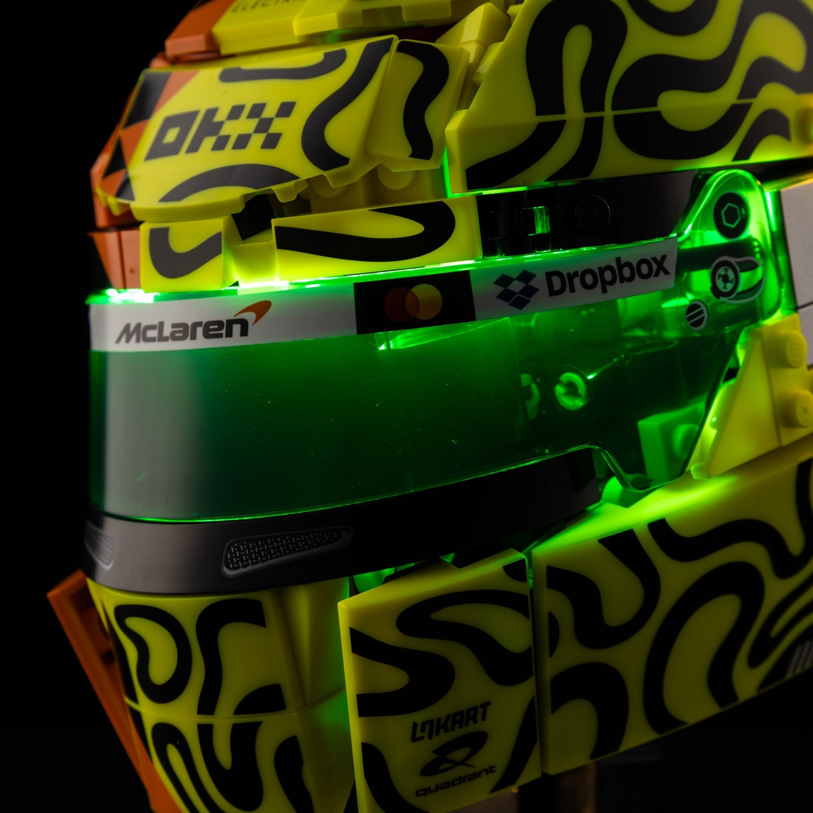 LED-Beleuchtungsset für LEGO® McLaren Mastercard F1® Team Lando Norris Helmet 43023