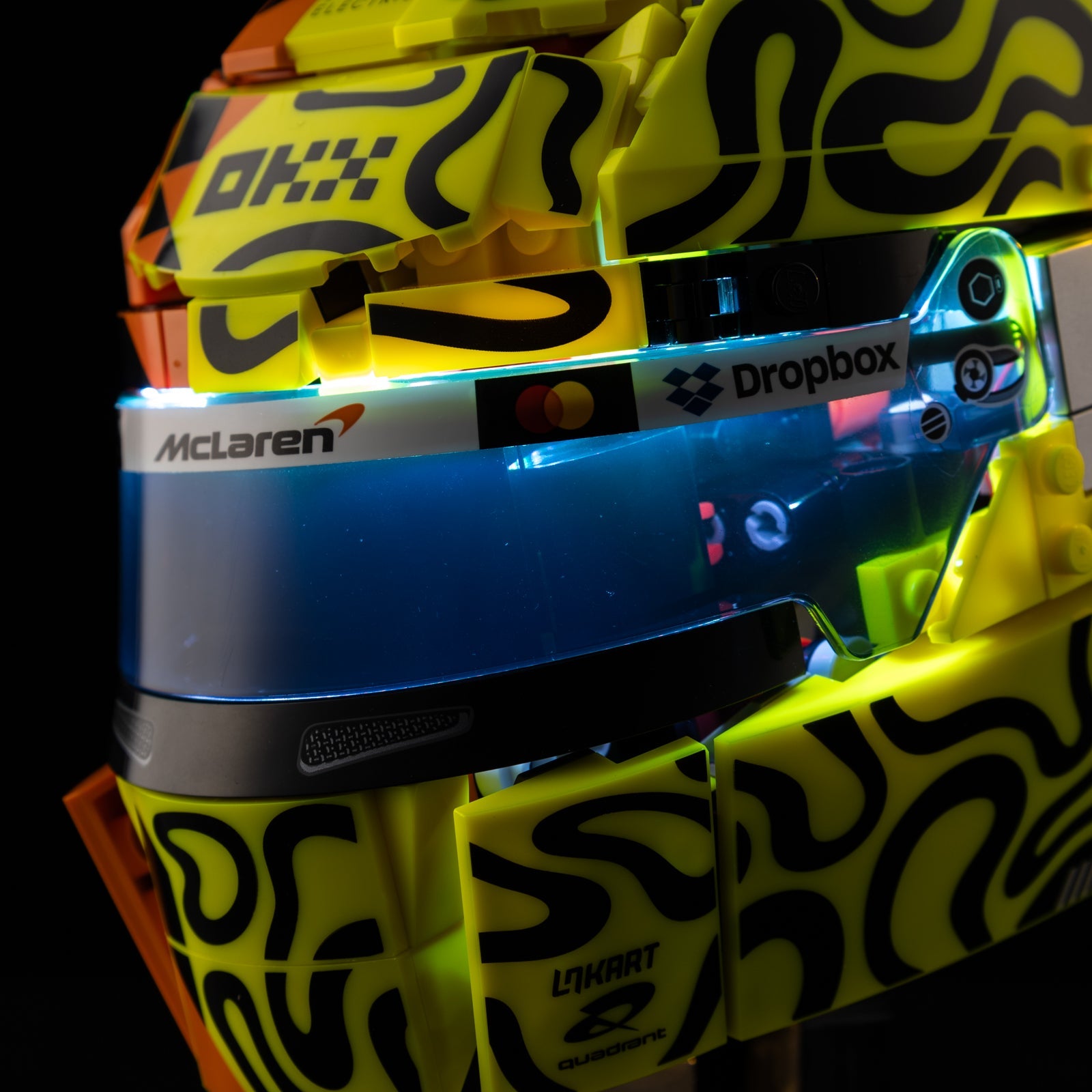 LED-Beleuchtungsset für LEGO® McLaren Mastercard F1® Team Lando Norris Helmet 43023