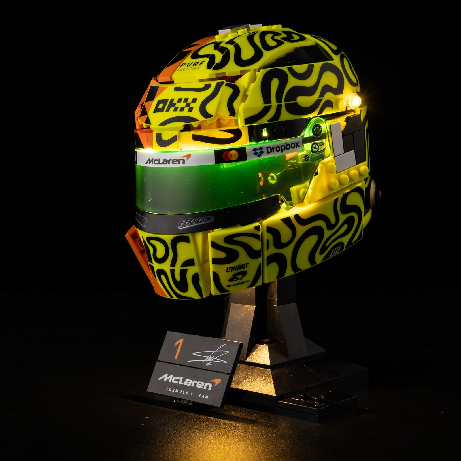 LED-Beleuchtungsset für LEGO® McLaren Mastercard F1® Team Lando Norris Helmet 43023