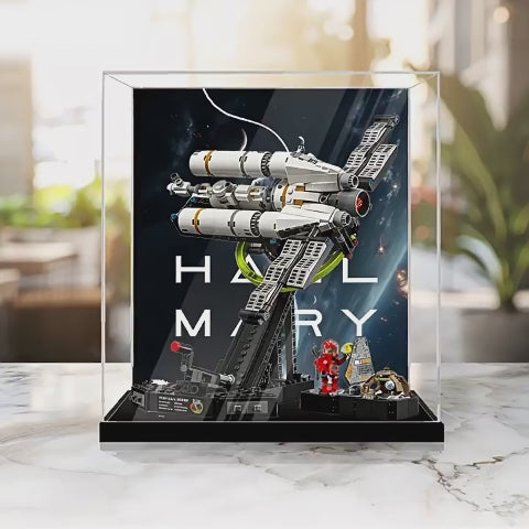 Staubdichte HD-Acryl-Vitrine mit UV-Schutz kompatibel mit LEGO 11389